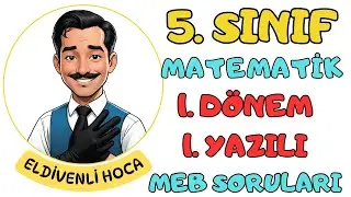 (2026) 5.Sınıf Matematik 1.Dönem 1.Yazılı MEB Örnek Soruları - Eldivenli Hoca 