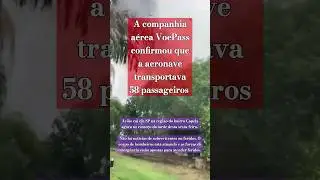 58 Abordo do Avião ✈️  Que Caiu Em SP #quedadeaviao