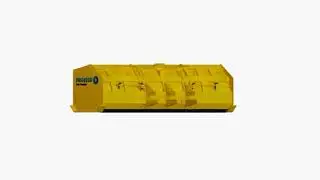 Foldout Sno Pusher - Loader Model