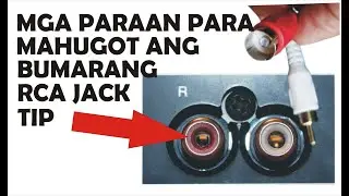 How to remove broken RCA jack tip stuck in your tv and audio system