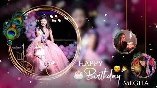 Birthday Video Kaise Banaye | Happy Birthday Someone Special | Happy Birthday Template Black Screen