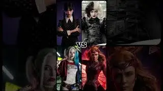 Wednesday VS Cruella VS Harley VS Wanda 