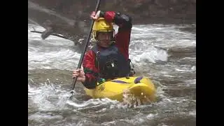 Paddling an Obscure GA Creek - Long Swamp Creek in Canoes & kayaks - Raw Video 2003