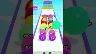 Ball Run 2048 Infinity: set a new record! Lvl 74