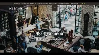 Adobe Muse Restaurant Template [How it works]
