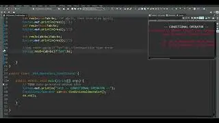 _20/10/24_Ternary Operator in Java: A Concise Guid