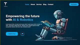 Build a Futuristic Website: Elon Musk's AI Robots with HTML & CSS