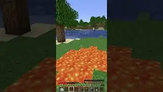 Fake Lava hiding my base #minecraft #shorts #meme