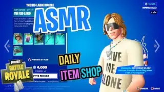 ASMR Fortnite Kid Laroi Skin Is Back! Daily Item Shop 🎮🎧 Relaxing Whispering 😴💤