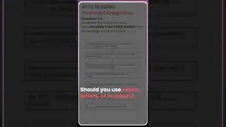 IELTS Reading Flowchart Completion 