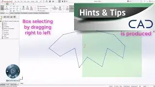 Box Selection in SolidWorks 3D CAD