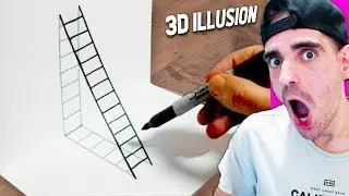 ILUSIONES de dibujos en 3D que te harán parpadear DOS VECES..