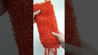 Массажная длинная мочалка для душа и бани "Камелия"