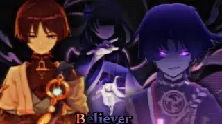 Believer - Genshin lmpact клип [ GMV/AMV ] (Russian Cover )