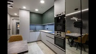 Кухня со столешницей из компакт ламината