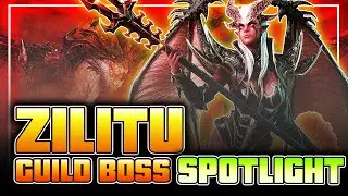 My New BEST GUILD BOSS HERO! Finally Letting ZILITU ✨ Shine ✨ ⁂ Watcher of Realms ⁂ G4G DAY 76
