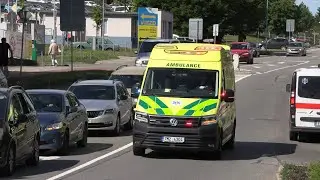 [NEW] Olomouc EMS (doctor?) ambulance responding | Novy VW Crafter RLP? ZZS Olomouc [CZ | 27.5.2022]