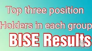 First three position holders in each group. intermediate results 2021.