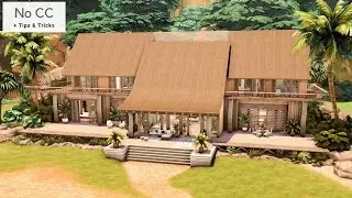 The Sims 4 Twilight (Breaking Dawn) Honeymoon Villa | No CC | Stop Motion Speedbuild