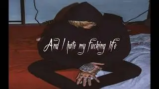 LiL PEEP x boy froot - hate my fucc'n life | (Lyrics)