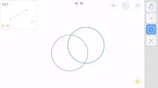 Euclidea 13.1 (Nu 1) Solution walkthrough