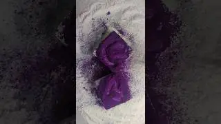 Gym chalk & Purple powder #asmr #gymchalk