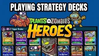 Playing Random Strategy Decks in Low Ranked (Super Brainz & Impfinity) [PVZ Heroes]