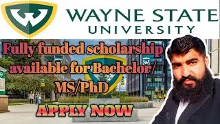 Wayne state university USA Scholarship 2023-2024 full procedure | Captain Hero