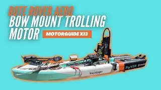 Inflatable Micro Skiff Bow Mount Trolling Motor Mount MotorGuide Xi3 | BOTE Rover Aero