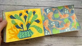 Sketchbook session - loose colourful pattern in acrylic markers