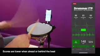 Drummer ITP - Intelligent Metronome App: Single Paradiddle Rudiment Analyzed