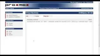 Proxmox - Creating a New VM with OpenVZ