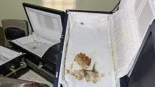 Abandoned Funeral Home With 6 Stained Caskets, Multiple Bags Of Ashes, Teeth & Classic Cars Left!