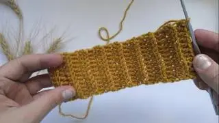 Поперечная резинка крючком.