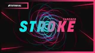 TAPERED STROKE NO AFTER EFFECTS | TUTORIAL