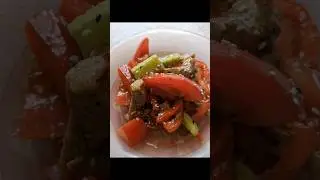 САЛАТ НАДЕЖДА ИЗ ОВОЩЕЙ И МЯСА 