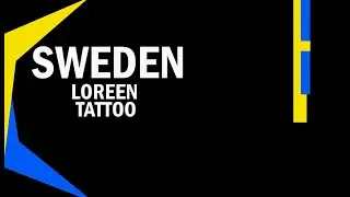 Eurovision 2023 | Recreated Song Title Design | SWEDEN