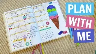 PLANEJE-SE COMIGO: JULHO | July Plan With Me | BUJO | Bullet Journal | Lari Torres