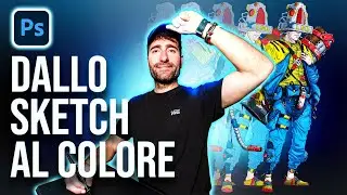 🎨 Dallo Sketch Al Colore - Character Design Timelapse