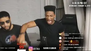 ETIKA DESTROYS HIS TABLE OUT OF ANGER AND ERADICATES THE HATE AND CRITICISM