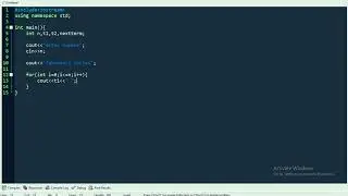 Mastering the Fibonacci Series in C++: A Step-by-Step Guide | Fibonacci series in C++ | C++ program
