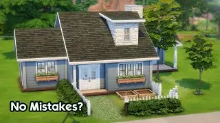Building without a single mistake 😅 (probably) | Sims 4 No Mistakes Build Challenge