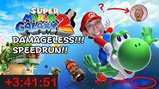 SUPER MARIO GALAXY 2 DAMAGELSS SPEEDRUN? YOU DECIDE!!