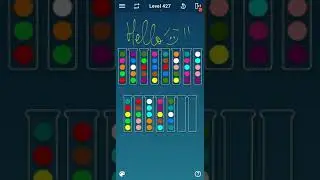 BALL SORT PUZZLE LEVEL 427