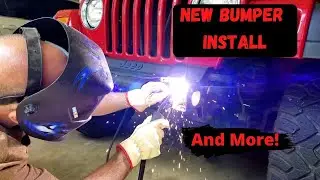 98 Jeep Wrangler New Front Bumper!