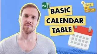 Create a custom CALENDAR TABLE using POWER QUERY | Power BI Basics