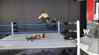 KEW Seth Rollins Frog Splash to Finn Balor!