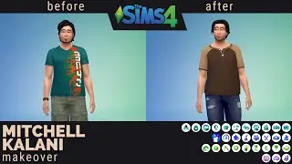 Mitchell Kalani Makeover | Sims 4 | Speed Build