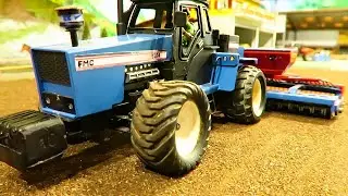 TRACTOR with MACHINE at HEAVY FIELD WORK on the Corleone Farm | rc farming