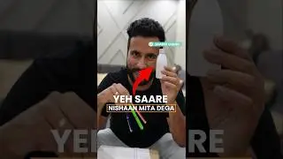 Ab Koi Nishaan Nahi Rahega 😂 #lifehack #hack #experiment #ashusir #scienceandfun #shorts